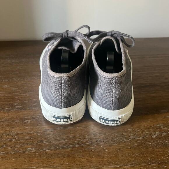 Superga Woman’s Faded Gray Classic Canvas Sneakers- Size 9 - Picture 4 of 10